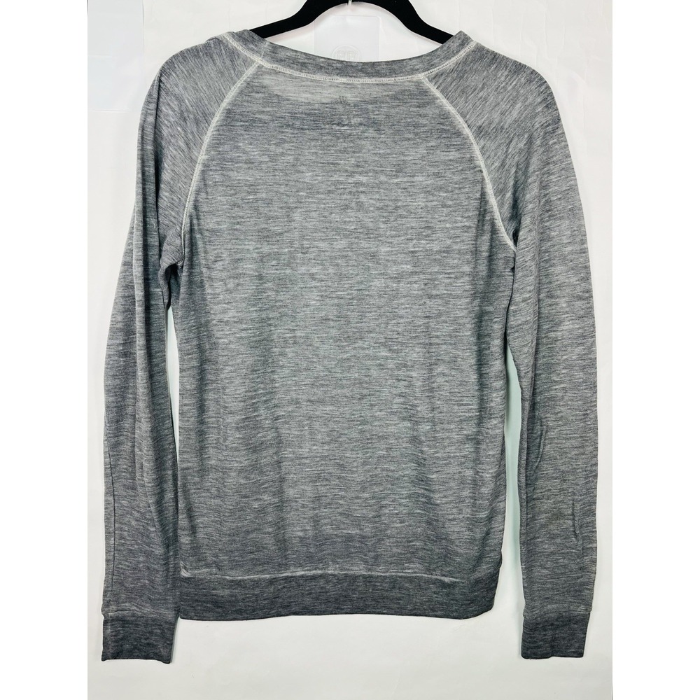 Well Worn‎ BOHO Henna Elephant Graphic Print Long Sleeve Shirt Gray Women's XS - Picture 6 of 6